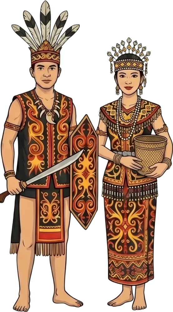 Mempelai Dayak